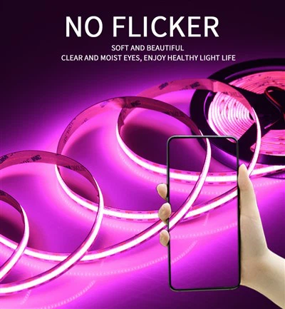 Світлодіодні стрічки COB рожевого кольору