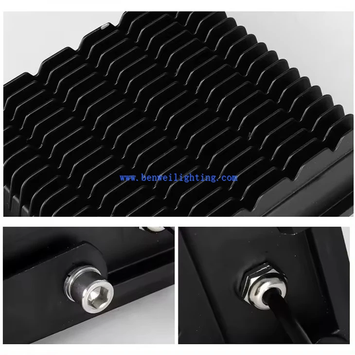 Black Square Mini Floodlight (3)