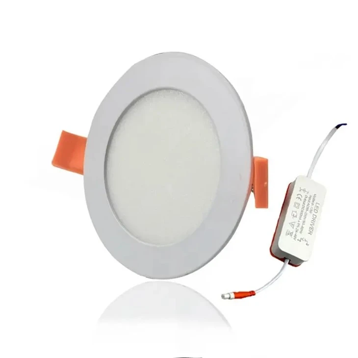 Thin Lamp Shade LED Round Panel Light