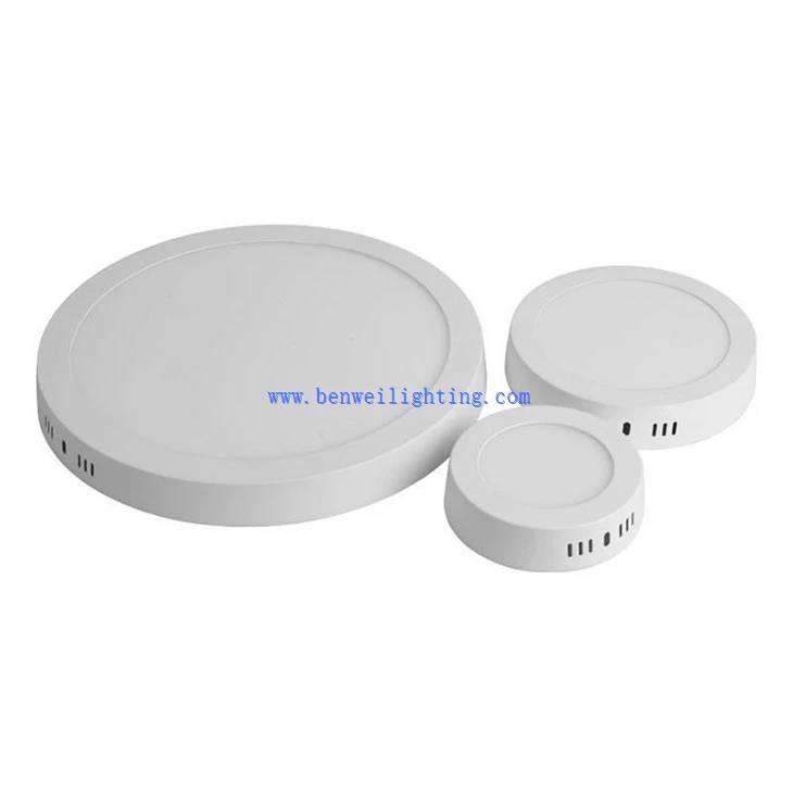 White Apartment Round Panel Light (4)