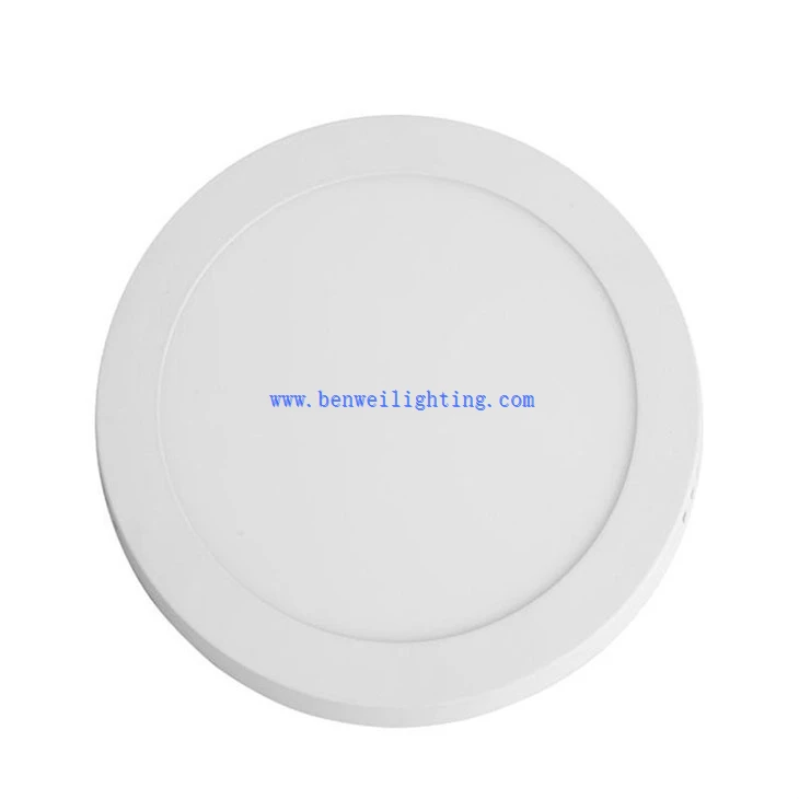 White Apartment Round Panel Light (2)